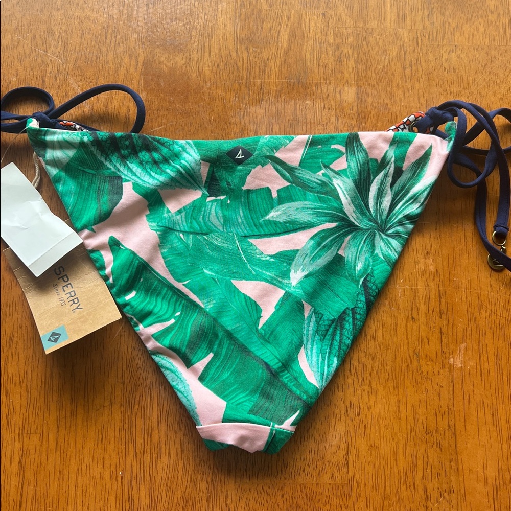 NTW Sperry Tropical Green and Pink Bikini Bottom - Picture 5 of 5